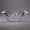 Farmatura di vetro Carter di impronta digitale per nuova collezione occhiali da design unici leggi computer di lusso da donna Gafas Ladies5767297