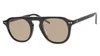 Lunettes de soleil de la mode coréenne Big Frame Marque Gris Brun Brown Verres de soleil Lunes Abeille jaune Men des femmes Plancez des lunettes rétro W248