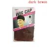 Deluxe Wig Cap Hair Net för Weave Hair Wig Nets Stretch Mesh Wig Cap för att göra peruker fri storlek