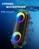 Vibe 50W Bluetooth-динамик Портативный беспроводной открытый звуковой столбец Deep Bass IPX6 водонепроницаемый сабвуфер RGB стереосикер RGB