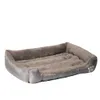 Cama de cachorro Cama impermeável para cães laváveis ​​S3XL Cama de animais de estimação Caso aconchegante Casa de camurça macia cães de cães cães canil 201124