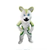 Cute Character Adult Long-haired dog Mascot Costume fancy dress Halloween party costume