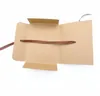 24 * 18 * 0.7cm Stor kraftfoto Gift Wrap Envelope Vykort Box Förpackningsfodral Vit pappersgåva till silkes halsduk med band DHL Gratis