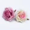 100pcs soie roses fleurs mur accessoires de salle de bain décorations de noël pour la maison mariage pas cher plantes artificielles mariée broche Y200903