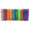 100PCS LOT DICE GAME10 COLALS ACRYLIC 6 SWAIN TRAPHERENT FOR CLUB Party Family Games 12MM328Y6145262