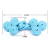 20 Pairs Chinese Cheongsam Tang Suit Buttons Knot Fastener Sewing Three Rounds Cloth Buckle Traditional Handcraft Accessories