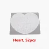 Sublimação Em branco Coração Puzzles A3 A4 A5 Puzzle Coração Heart Forma Envige Puzzle Transfer Transfer Printing Blank Place Brinquedos Presentes A12