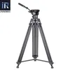 Tripods Innorel VT80 전문 알루미늄 비디오 삼각대 DSLR 캠코더 용 유압 유체 헤드 카메라 DV 1.85m 12KG로드