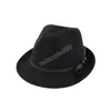 Women Fedora Hats Men Jazz Top Hat Female Small Brim Cap Ladies Felt hat Woman Man Fedoras Male Spring Autumn Winter Fashion Panama Caps Wholesale