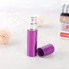 5ml Parfüm Şişesi Alüminyum Anodize Kompakt Parfüm Atomizer Koku Scentbottle Seyahat Doldurulabilir Makyaj Sprey Şişesi CYZ296710029