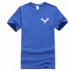 Nieuwe Populaire Rafael Nadal RN Rafa Tennis Speler Heren Zwart T-shirt Size S-3XL Hoge Kwaliteit Mannen T-shirts Top Tee