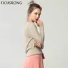 Printemps Automne Dames Col En V Pull En Cachemire Lâche Mode Plus Taille 4XL Solide Femmes Laine Chauve-Souris Pull FICUSRONG T200319