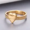 Anello di design placcato in argento con cuore per regalo di fidanzamento per uomo e donna, amante dei gioielli di nozze