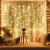 Merry Christmas Curtain Light String Christmas Tree Decorations Christmas Decorations for Home Navidad Xmas Gift Year 201203