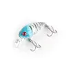 4.5cm 4g Mini Transparent Plastic Fishing Lures Bait Minnow Crankbaits 3D Eye Artificial Lure Baits 9 Colors Per Seta48