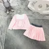 vestito da partito della ragazza abiti a fiori a maniche lunghe scozzesi rosa per vestiti estivi per ragazze per bambini set 110-160 cm vestiti per bambini in autunno
