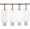 Metal Hook 60 ml Hand Sanitizer Bottles Pet Plastic Flip Cap Bottle For Desinfectant Hand Sanitizer Sea 1450929