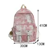 Mochila feminina lavável/eusível Adequado para garotas de escolas Backbags de viagem robusta de grande capacidade Backbags de boa qualidade LJ201225