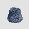 Fête faveur peluche pêcheur chapeau hiver mode chaude femme femmes de concepteur chapeaux léopard zèbre print de style xd24279