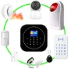 Home Alarm System Wifi GSM Alarm Intercom Fernbedienung Autodial 433 MHz Detektoren IOS Android Tuya APP Steuerung Touch Tastatur Y127542162