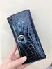 Designer-version of the long leather wallet ladies students patent leather long wallet clutch bag handbag