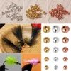 Terminal Tackle 25 Pcs Tungsten Alloy Slotted Beads Fly Tying Material High Quality Nice-Designed Fishing Tackle 2/2.5/2.8/3.3/3.5mm