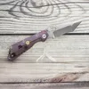 Ond Eyes Custom Folding Knife SMF # 9 Titanhandtag TANTO 100% Hög hårdhet M390 Blad Stark Utomhusutrustning Taktiska Verktyg Camping EDC Jakt Survival Knives