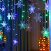 3,5m Snowflake LED Light Christmas Tree Decorações Navidad Decorações de Natal de Natal para o ano em casa Kerst 201203