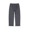 Privathinker outono inverno engrosse lã preta para homens coreanos masculinos casuais calças de rua calça calça 201217