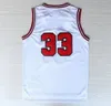 Vintage 33 jersey homens 1992 8 jérseis de basquete barato preto branco marinho branco costurado