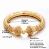 Mariage de luxe 24k Dubai Bracelets Or Couleur Gold Pour Femmes Filles Mariage Mariée Inde Bracelets Bijoux Cadeau peut ouvrir 211227