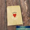 24PCS Kraft Paper Bag Miłość jest słodką ucztą worki na prezenty na wesele panny młodej dekoracje imprezowe 8994649