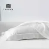 fundas de almohada de seda blanca