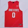 Vin Ohio State Buckeyes basketbalshirt NCAA College E.J. Liddell Eugene Brown III Zed Key Seth Towns Musa Jallow klaagt Ahrens Diallo Russell aan