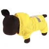 Pet Cat Dog Raincoat Hooded Reflective Puppy Rain Coat Outdoor Clothes Windproof Design Waterproof Y200917