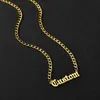 Name Personalized Customized Necklace Pendant Gold Color 5mm Nk Chain Custom Nameplate Necklaces for Women Men Handmade Gifts K67X5507181