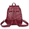 Marque ordinateur portable en cuir de luxe femmes mode sac à dos cartable sac d'école Pu Y201224