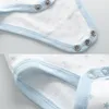 Summer Unisex Newborn Clothes Short Sleeve Baby Rompers+ Trousers 100%Cotton Soft Boys&Girls Clothing Set LJ201221