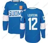 Cekob World Cup of Hockey Finland Team Jersey Lehtera Koivu Lindell Maatta Barkov Jokipakka Teravainen Custom Men Women Young Hoceky Jerseys