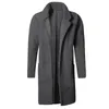 Çift taraflı aşınma yünlü tüylü polar ceket uzun sıcak ceket erkekler için kış erkekler peluş Avrupa tarzı yepyeni ceket f7099-1 201126
