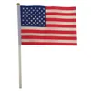 14 * 21 cm fala flaga USA amerykańska ręka trzymana mała mini flaga usa amerykański festiwal przyjęcie dostaw flaga CCF490