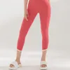Bezszwowa wysoka talia stroje jogi Kobiety w paski drukowane legginsy fitness Wicking brzoskwiniowe spodnie