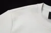 Sortos de designer masculino Matas de mangas compridas com strassm strass em rumor redondo camiseta para o outono de luta esportiva de rua de inverno Tops brancos