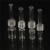 Fumar 10 mm 14 mm 18 mm Clip de punta de cuarzo macho Dabber Nails Dab Straw Drip Tips Domeless Cuarzo Nail Glass Bowls