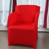 Streç Kol Sandalye Kapakları Spandex Koltuk Kapak Düğün Parti Sandalye Kapak SlipCovers Koltuklar için Housse de Chaise Mariage Y200103