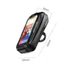 Wilde man fiets stuur tas hoofd tube cycling fiets mobiele telefoon case houder scherm mount MTB fietsaccessoires 220303