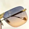 THE AERONAUT Mode-Sonnenbrille mit UV-Schutz für Herren und Damen, Vintage, rahmenlos, beliebt, Top-Qualität, mit Etui, klassisch sung2757