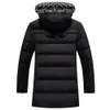 Winter Parkas Men Long Outwear Coat Mens Winter Jacket Cotton Padded Puffer Jacket Fashion Outdoor Coat Warm Fur Collar 201217