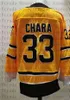 Uomo Reverse Retro Patrice Bergeron Maglia Brad Marchand David Pastrnak Zdeno Chara Charlie McAvoy Tuukka Rask Bobby Orr Hockey Nero Bianco Cucito