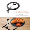 Ring Light 10 Inch For Phone Standing Led Ring Lamps Streaming Youtube Lighting Kit For Make Up Live Broadcast Table Video Light